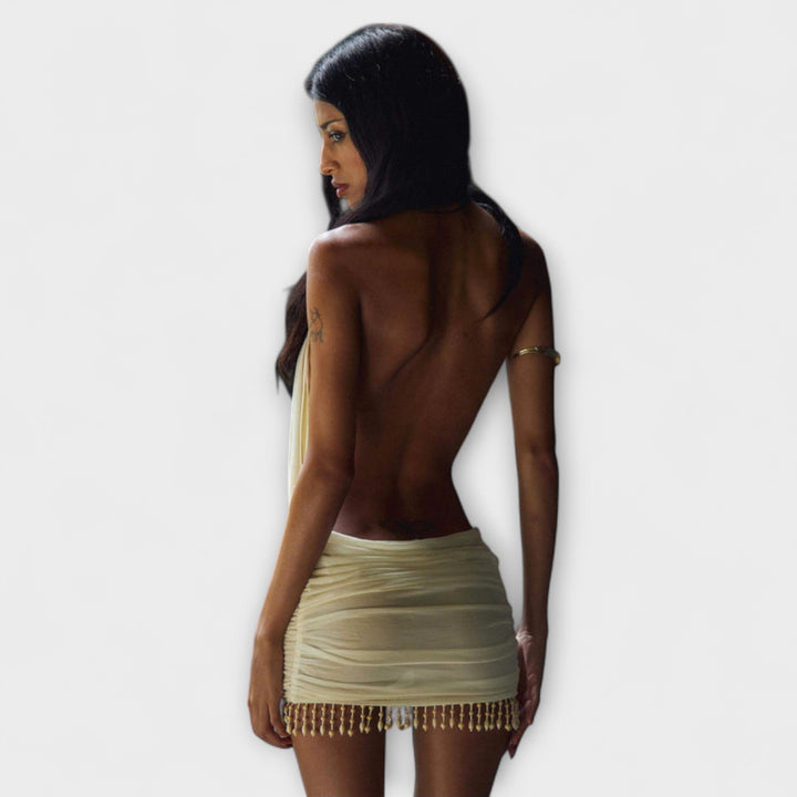 Kylie – Mini šaty vyrobené z měkké tkaniny
