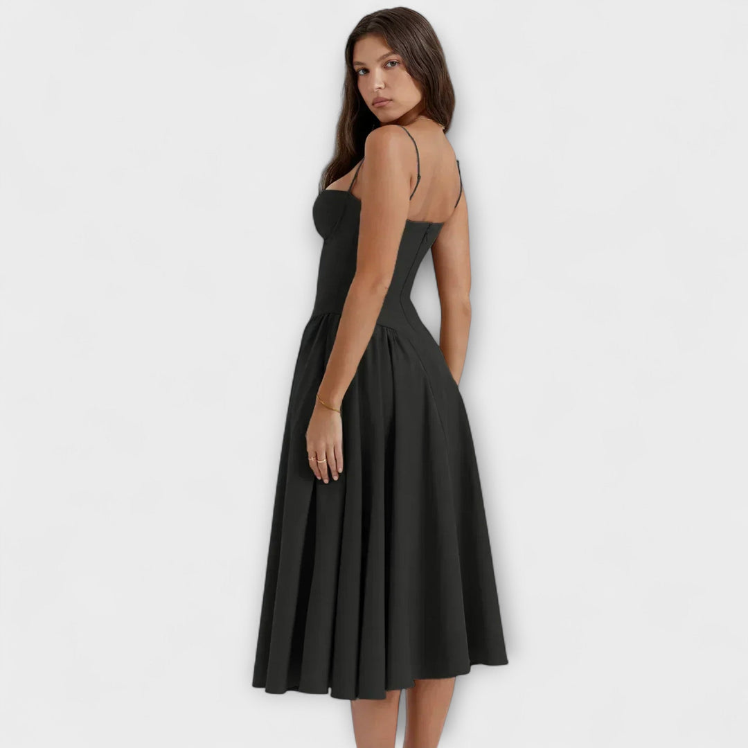 Rosalie - Elegantní šaty s korzetem bez rukávů