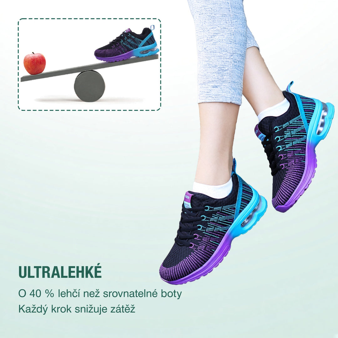 Hilda – Mukavat kengät – musta violetti – kuva 3