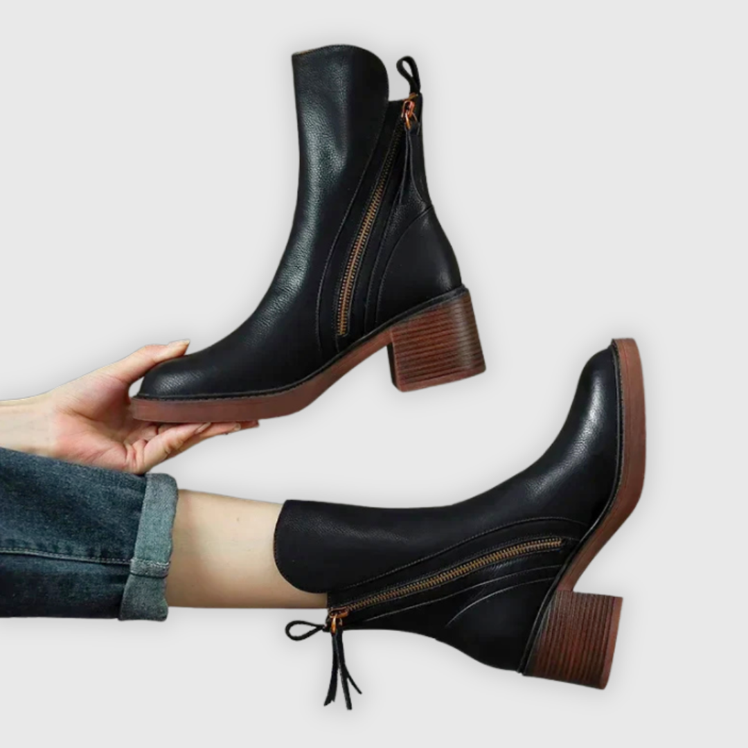 Grazia – Kotníkové boty na podpatku