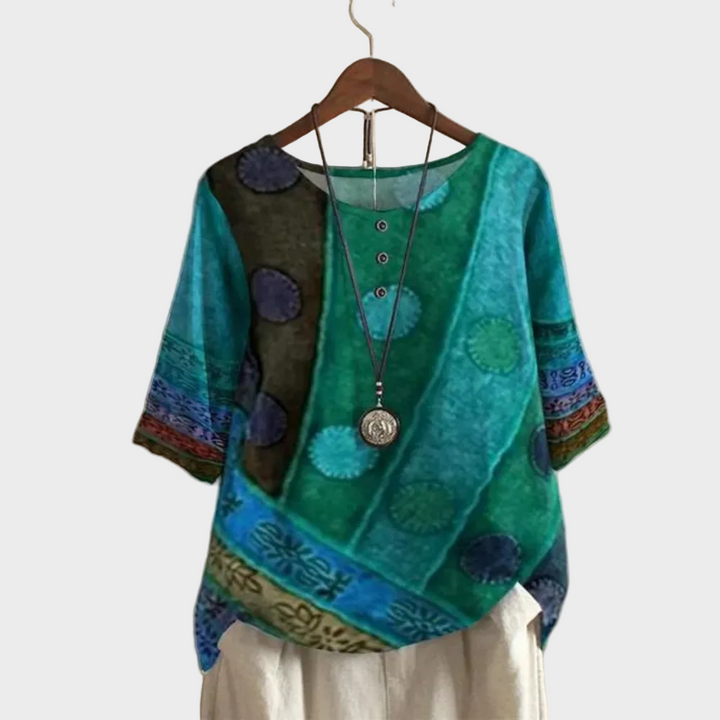 Valerie - Barevný boho top