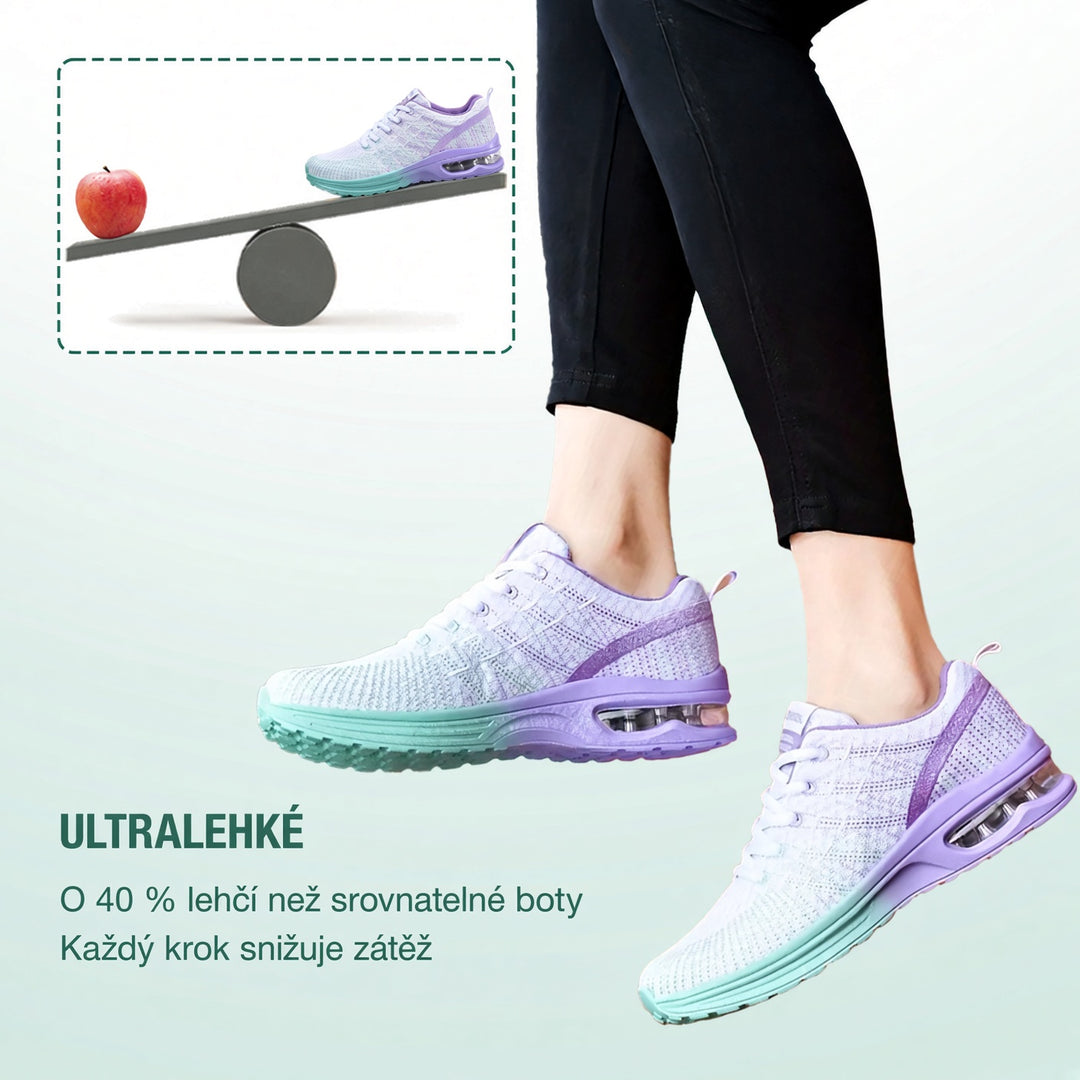 Hilda – Mukavat kengät – violetti turkoosi – kuva 3