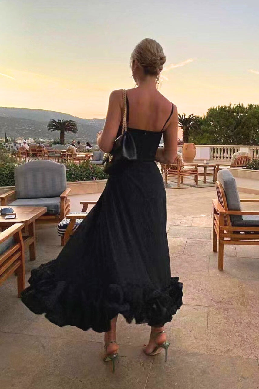 Blair - Midi šaty fluidní a elegantní