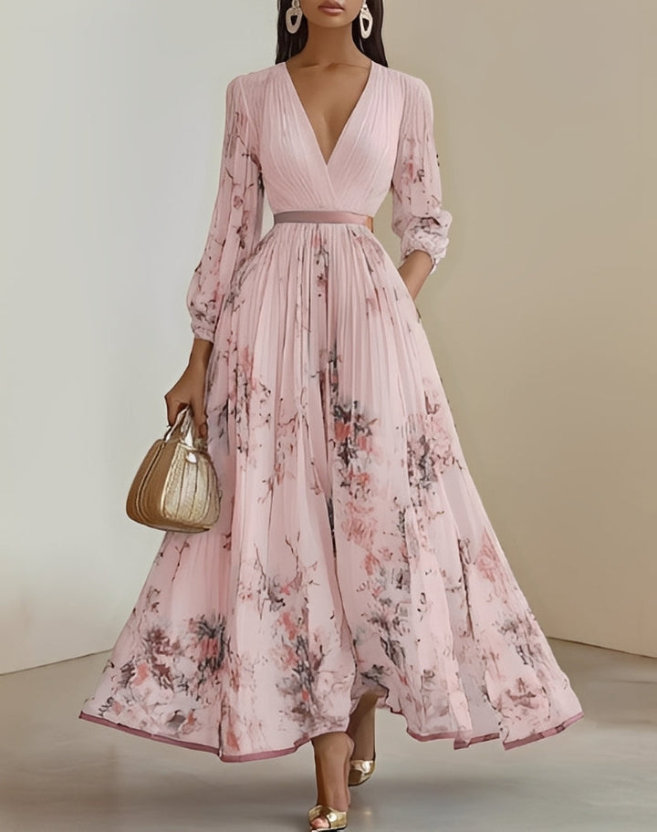 Jane – Elegantní šaty s květinovým potiskem pro ženy