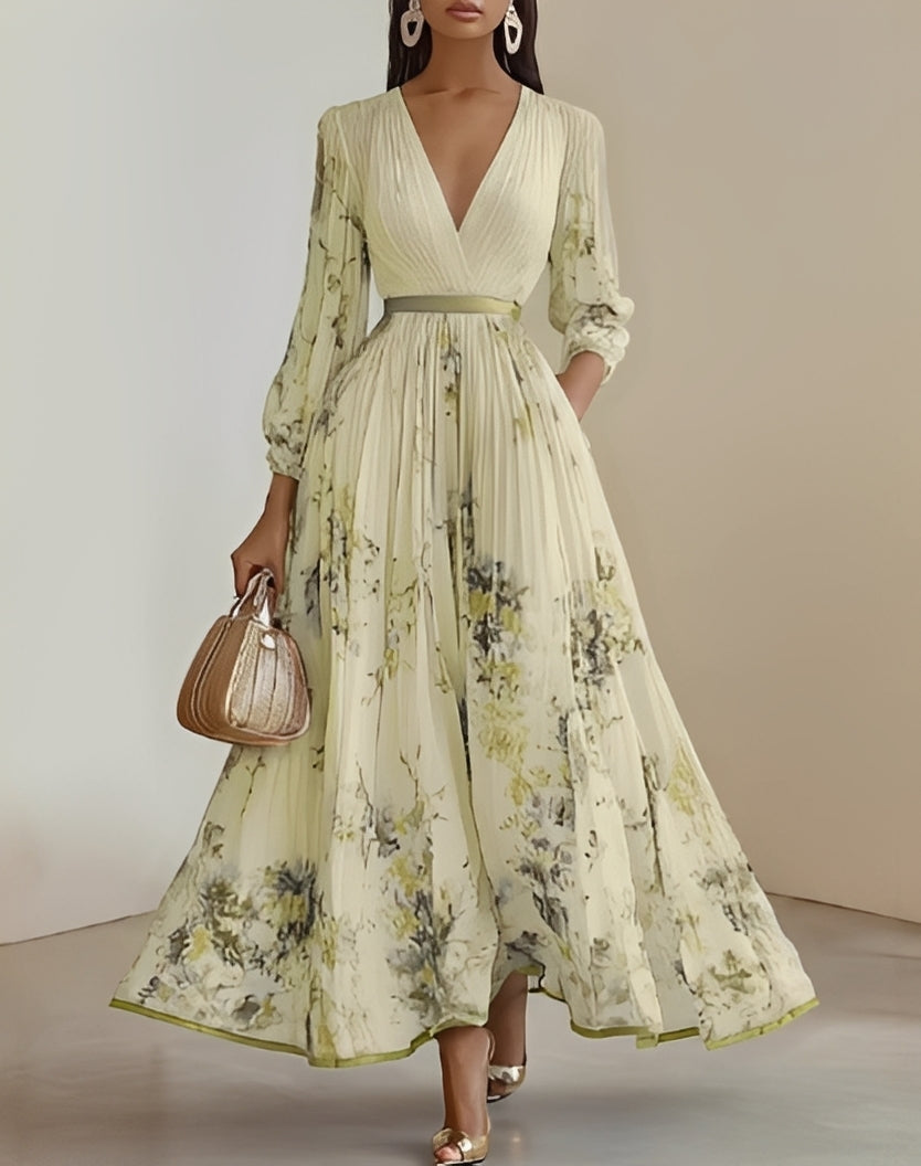 Jane – Elegantní šaty s květinovým potiskem pro ženy
