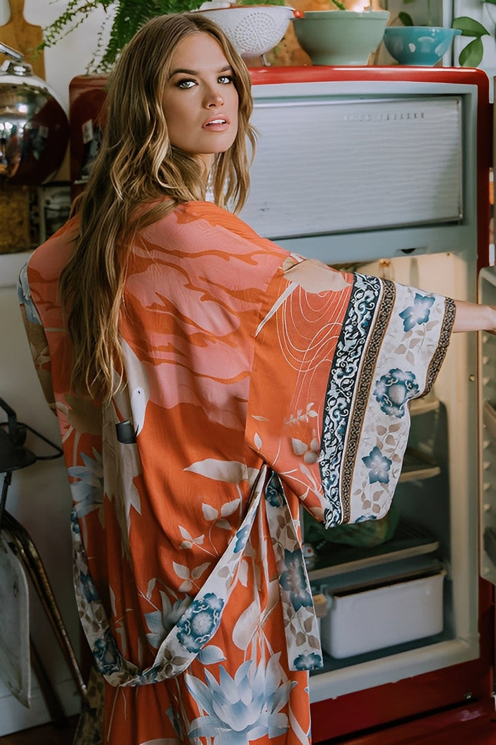 Chantal – Kevyt kimono-aamutakki naisille