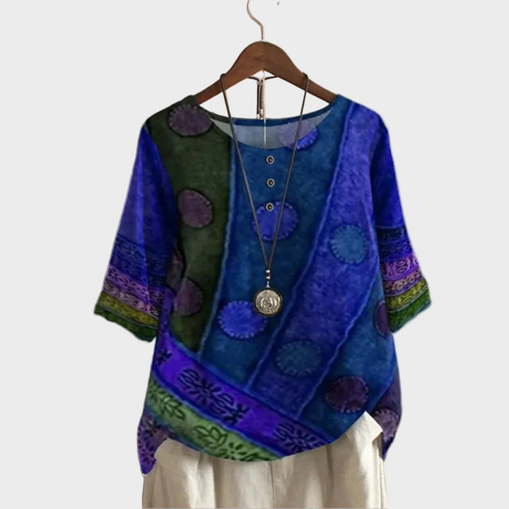 Valerie - Barevný boho top