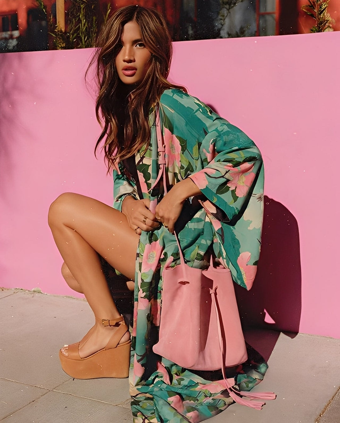 Chantal – Kevyt kimono-aamutakki naisille