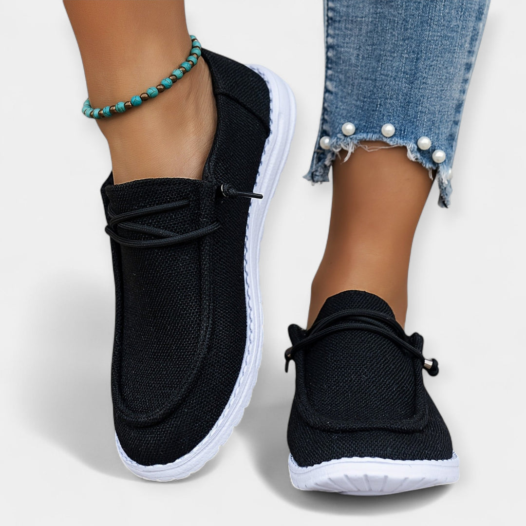 Věnceslava Nadčasově Elegantní Textilní Tenisky s Nízkou Podrážkou