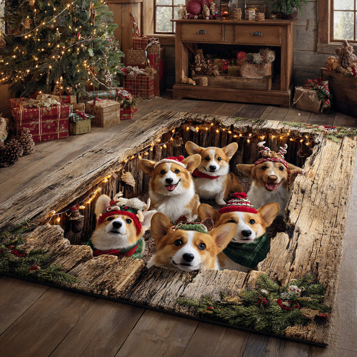 Koberec Corgi u krbu
