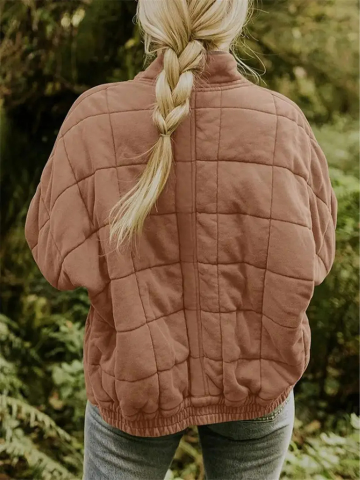 Dámská prošívaná vesta se stojáčkem