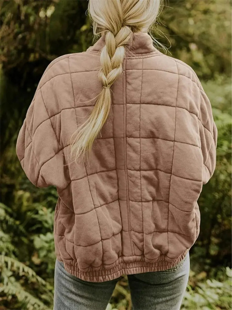 Dámská prošívaná vesta se stojáčkem