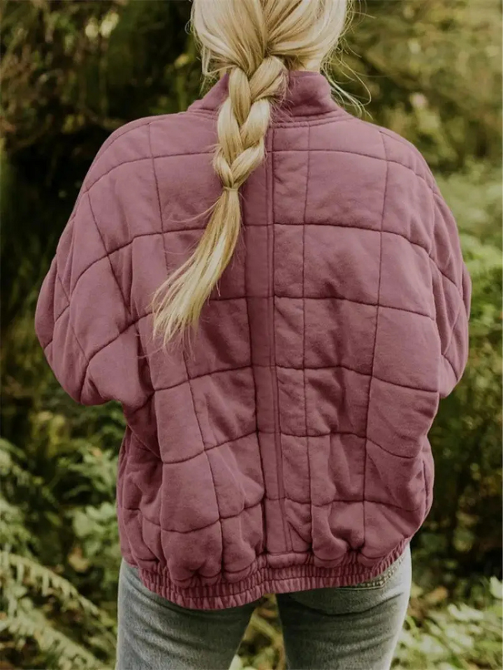 Dámská prošívaná vesta se stojáčkem
