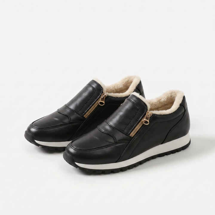 Janne – Lämpimät slip-on-lenkkarit kaksoisvetoketjulla