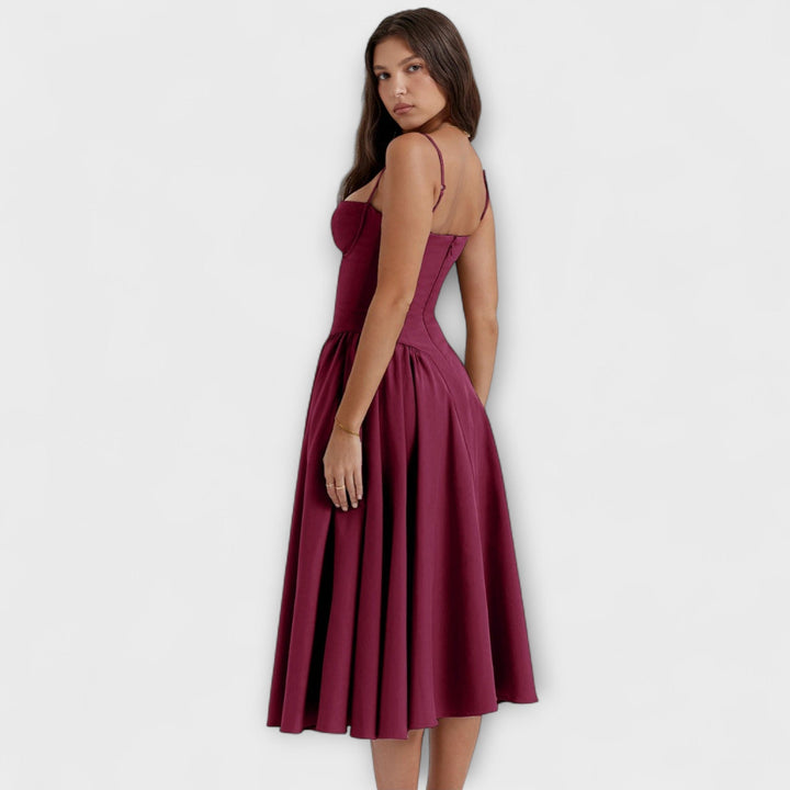 Rosalie - Elegantní šaty s korzetem bez rukávů