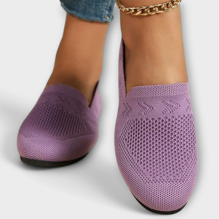 Karolína Elegantní mokasíny pohodlné kožené městské