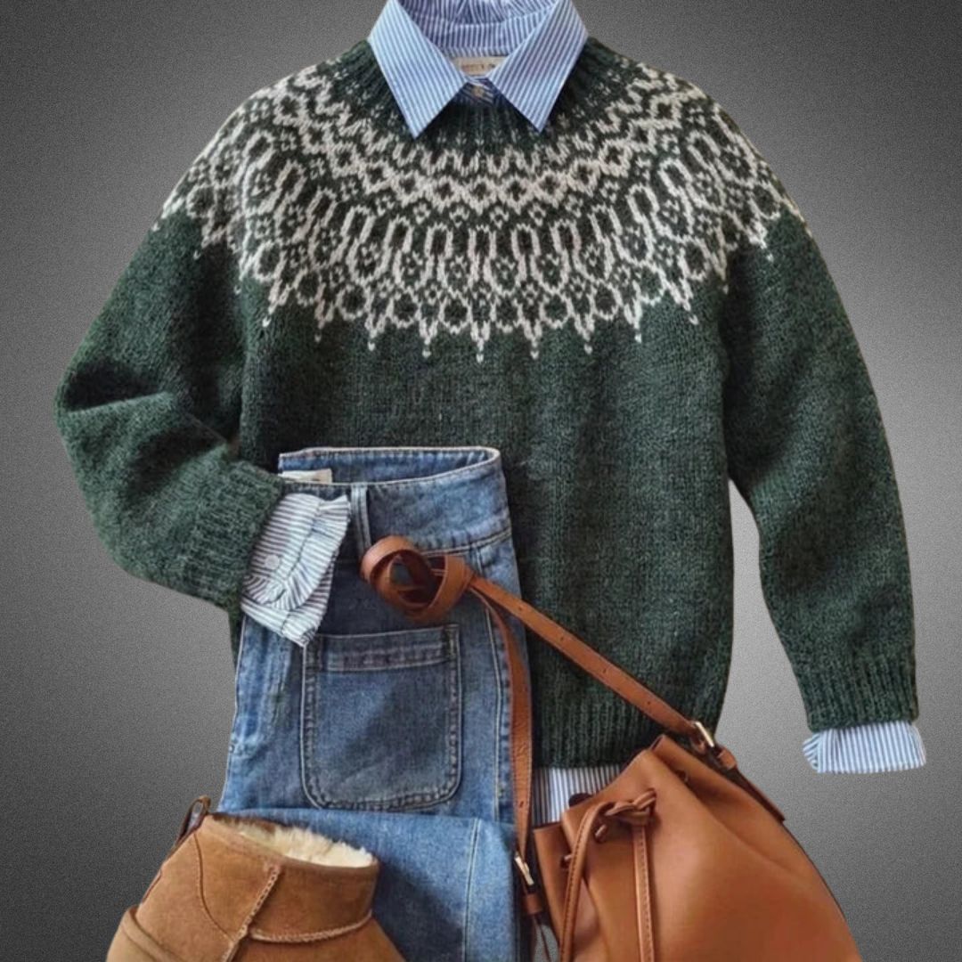 Barbora – Tyylikäs vintage-tyylinen neule