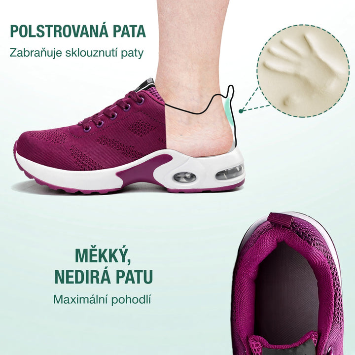 Rauhallinen askel – Mukavat kengät – Violetti – kuva 4