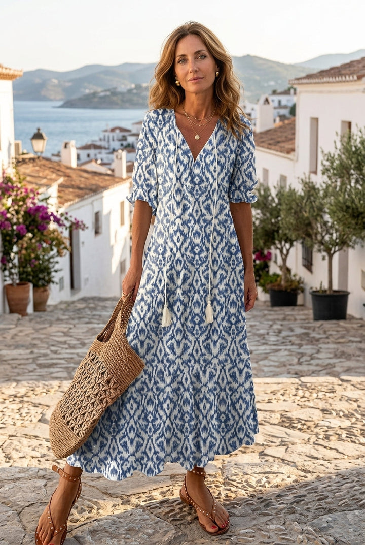 Helga – Tyylikäs boho-maksimekko