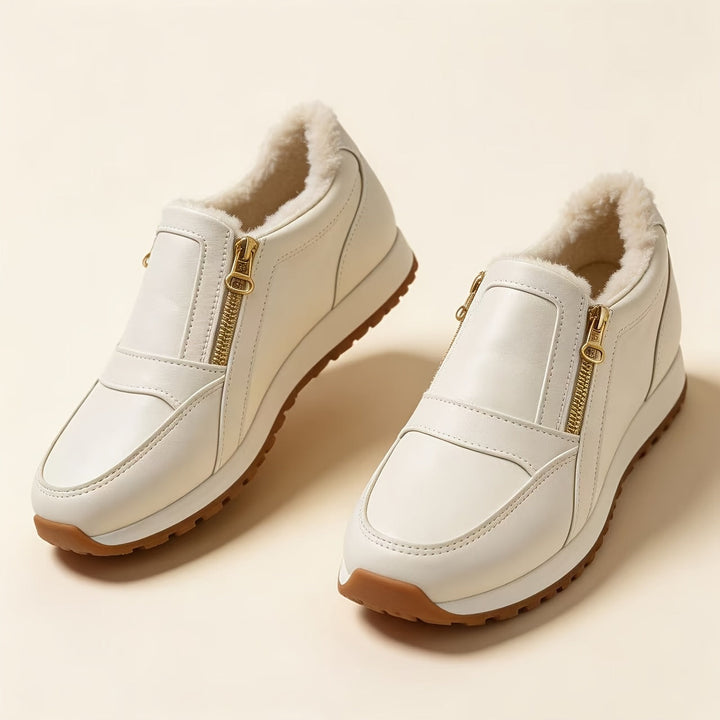 Janne – Lämpimät slip-on-lenkkarit kaksoisvetoketjulla