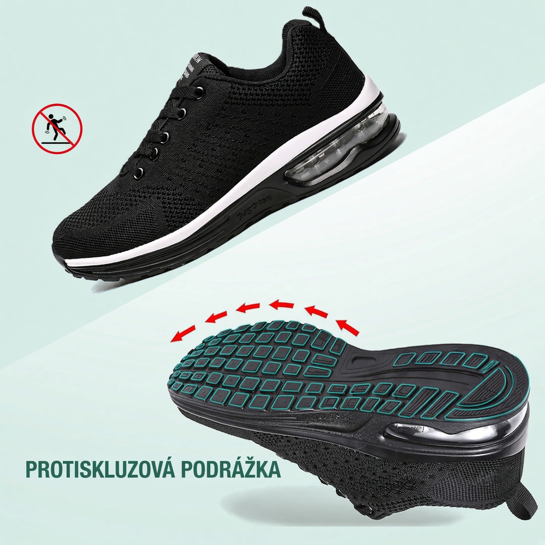 SanoWalk – Mukavat kengät – Täysin mustat – kuva 2
