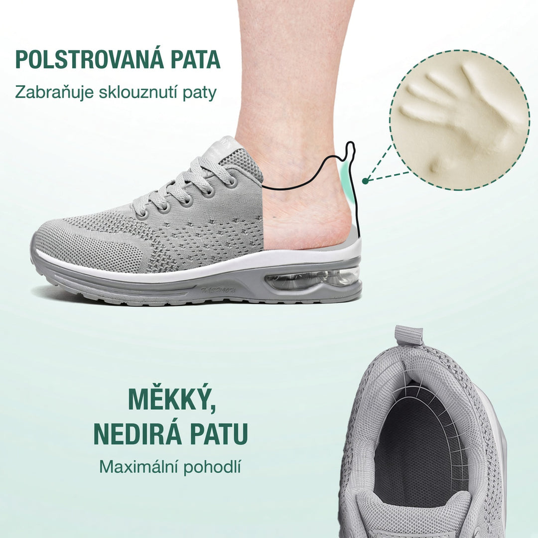 SanoWalk – Mukavat kengät – Täysin harmaat – kuva 3