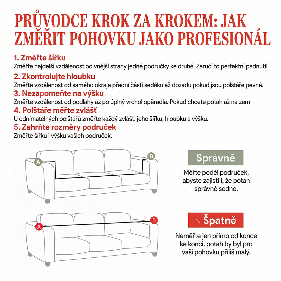 Prošívaný potah na pohovku Kořeny přírody