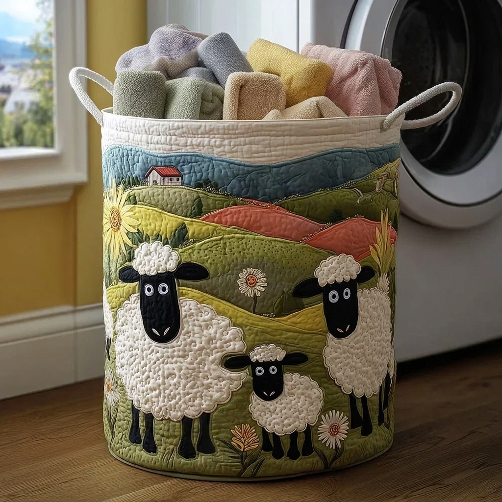 Mouton laaksossa | Pehmustettu säilytyskori