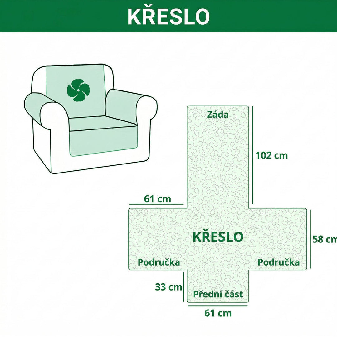 Prošívaný potah na pohovku Boho šepoty