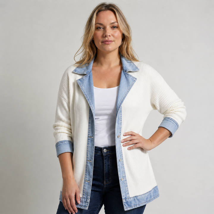 Kristen | Neuledenim-takki