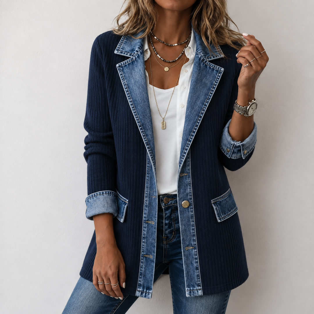 Kristen | Neuledenim-takki