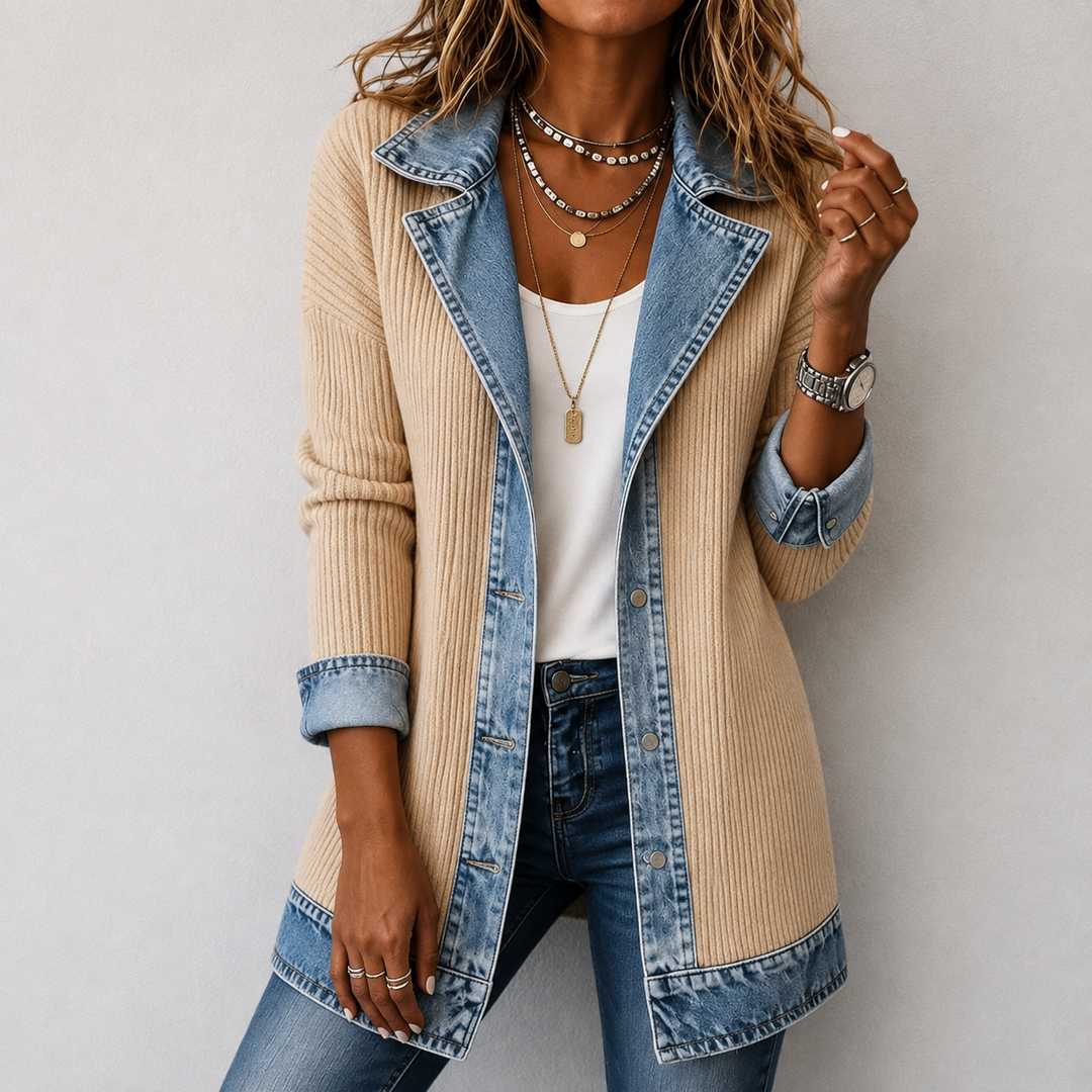 Kristen | Neuledenim-takki
