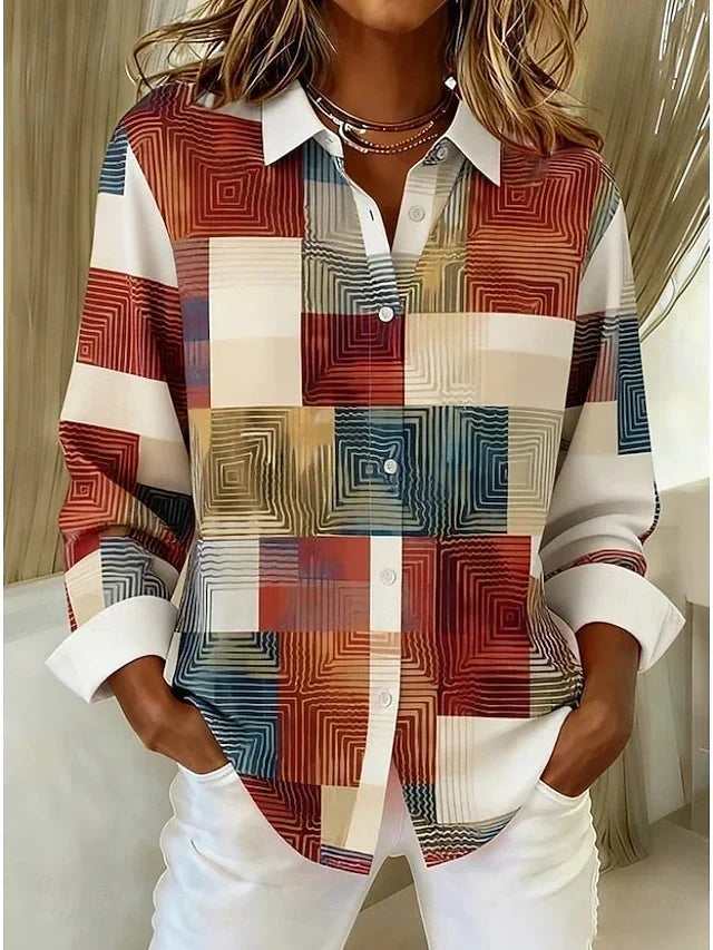 Merritt™ | Vintage-patchwork-paita napilla edessä